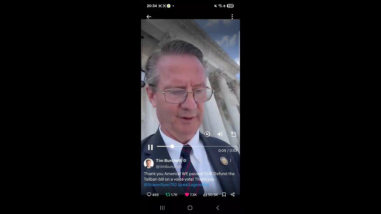 Tim Burchett : bill : Refund Taliban passed