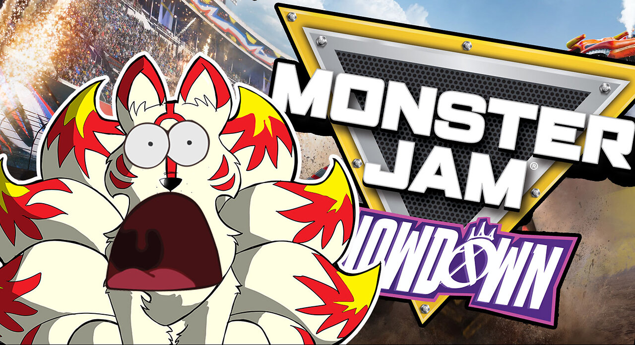 Donut plays Monster Jam Showdown: A crazy little figure 8 track