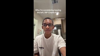 'Why I’m considering leaving the Left. RIP Charlie Kirk'