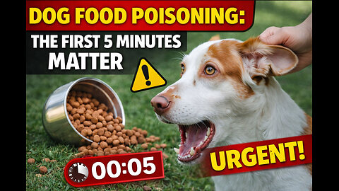 Dog Food Poisoning: The First 5 Minutes Matter