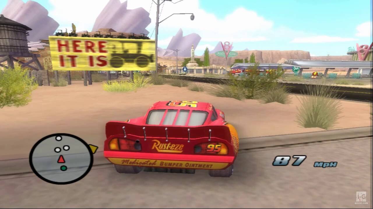 Cars 2 The Video Game (PS3) - Cinematic Pacer Blow Torch Playable