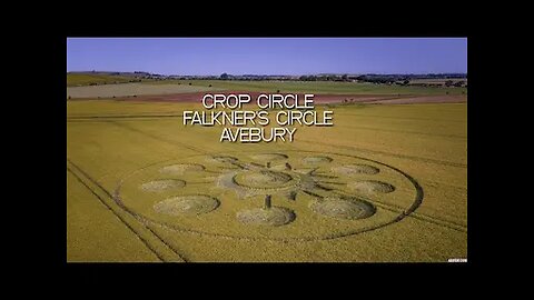 Crop Circle Falkner's Circle nr Avebury, Wiltshire, England - 8 June 2025