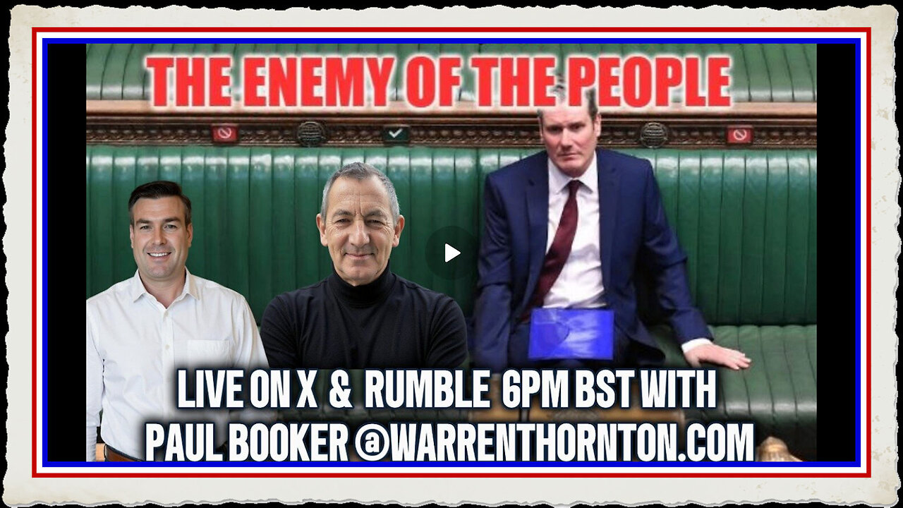 THE ENEMY OF THE PEOPLE WITH WARREN THORNTON PAUL BROOKER
