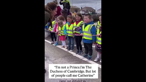 Kate and William interaction with children