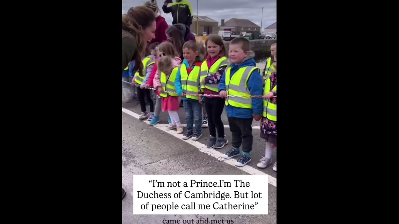 Kate and William interaction with children
