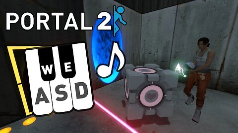 Beating Portal 2 with a Piano