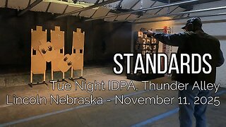 Thunder Alley IDPA - Standards - November 11, 2025