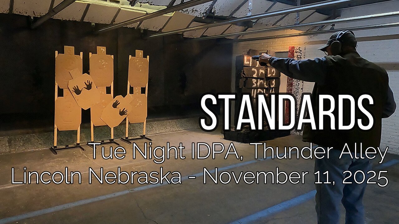 Thunder Alley IDPA - Standards - November 11, 2025