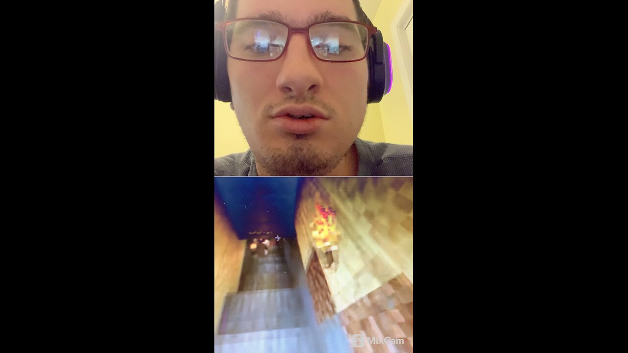 My reaction to mmjoemele #playingminecraft