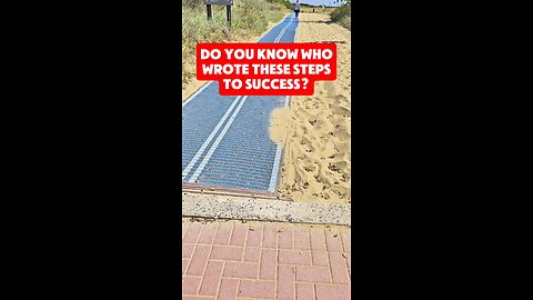 Do you know who wrote these steps to success