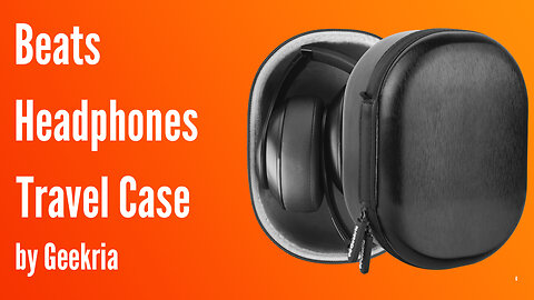 Beats Over-Ear Headphones Travel Case, Hard Shell Headset Carrying Case | Geekria