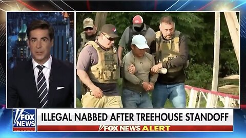 Raul, the tree-climbing illegal, has come down from his hiding spot after 7 hours of hiding from ICE