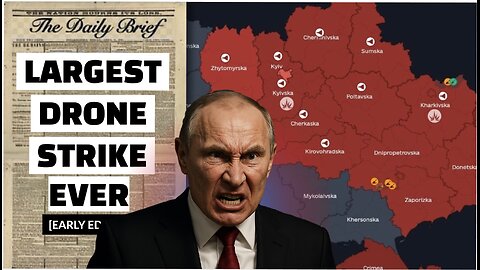 Putin's 355 Drone Revenge for Assassination Attempt