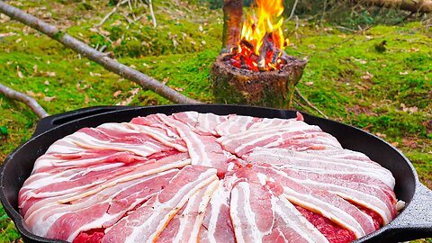 Forest Meatloaf "Cake" full of goodness🔥Relaxing Cooking