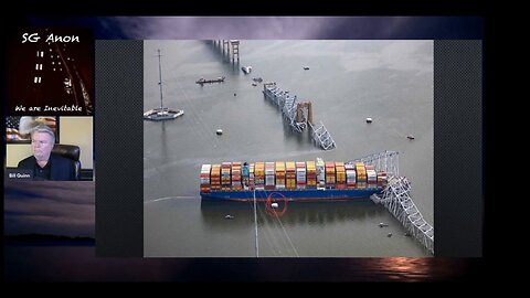 SGAnon - Frances Scott Key bridge collapse (explosives?) and Solar Eclipses with Bill Quinn