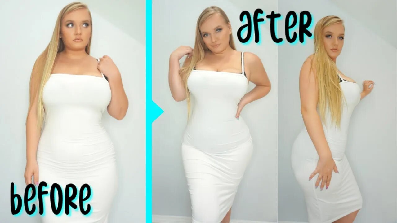 GET A FLAT STOMACH IN SECONDS! Robert Matthew Shapewear Review! Curvy Girl Hacks