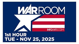 WAR ROOM [1 of 3] Tuesday 11/25/25 • LEONARDA JONIE HOSTING - News, Reports & Analysis • Infowars