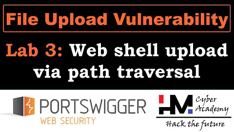 File upload 3 | Web shell upload via path traversal