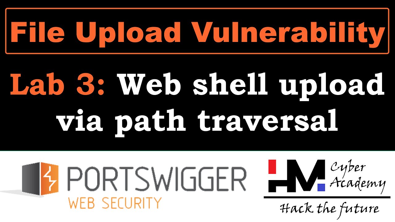 File upload 3 | Web shell upload via path traversal