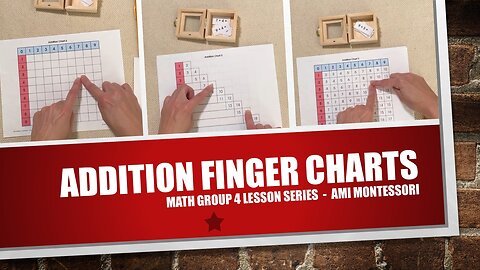 Math Group 4 (Lesson 2.3): Addition Finger Charts - AMI Montessori