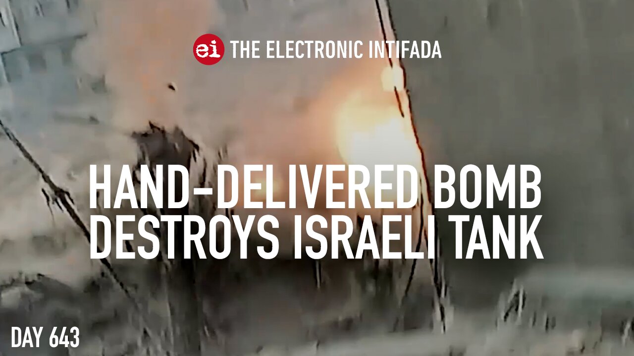 Hand-delivered bomb destroys Israeli tank, with Jon Elmer