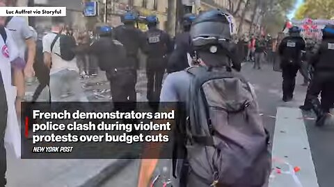 French Police ARREST 309 After Violent Nationwide Protests