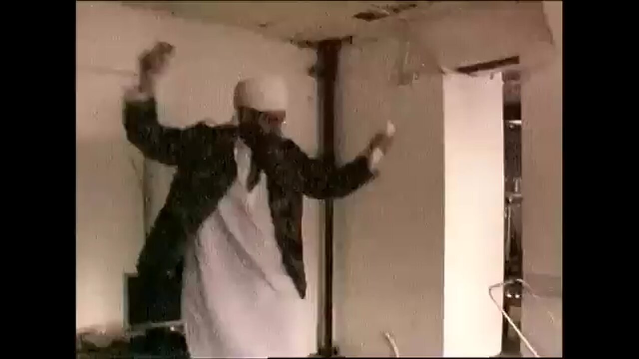 Osama bin Ladan singing poker face