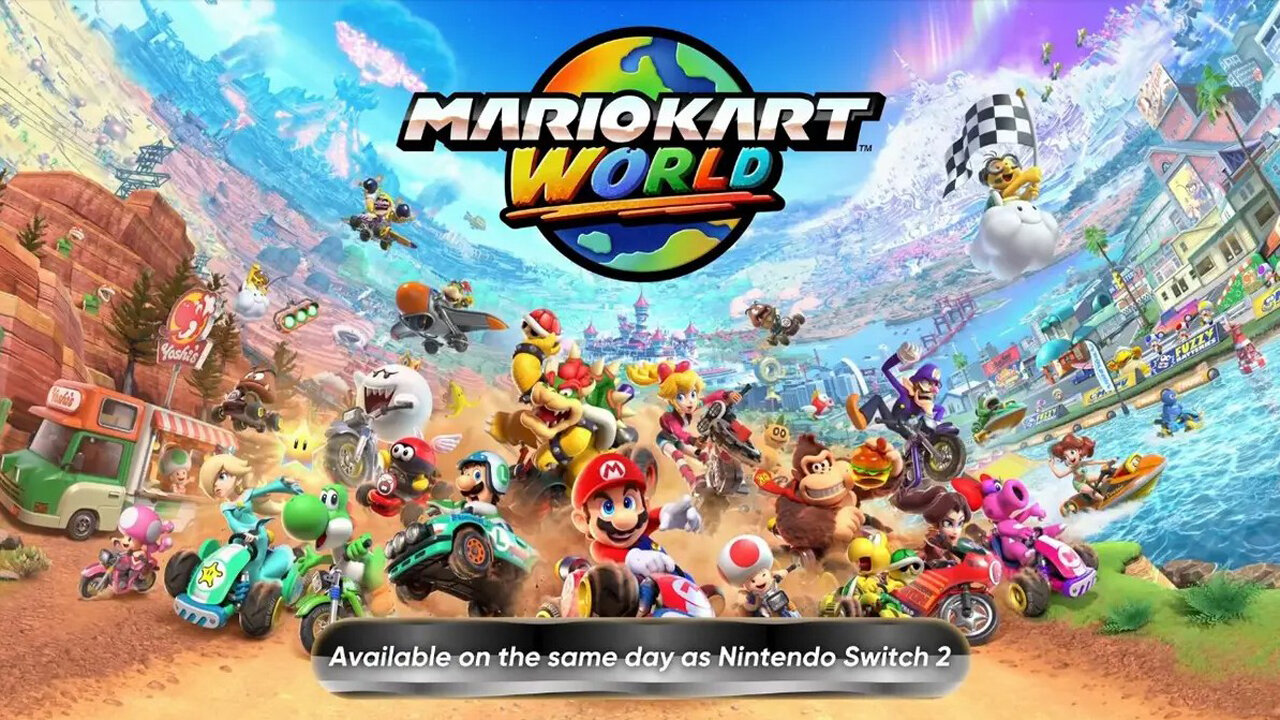 Mario Kart World (2025) | Reveal Trailer | Nintendo Switch 2
