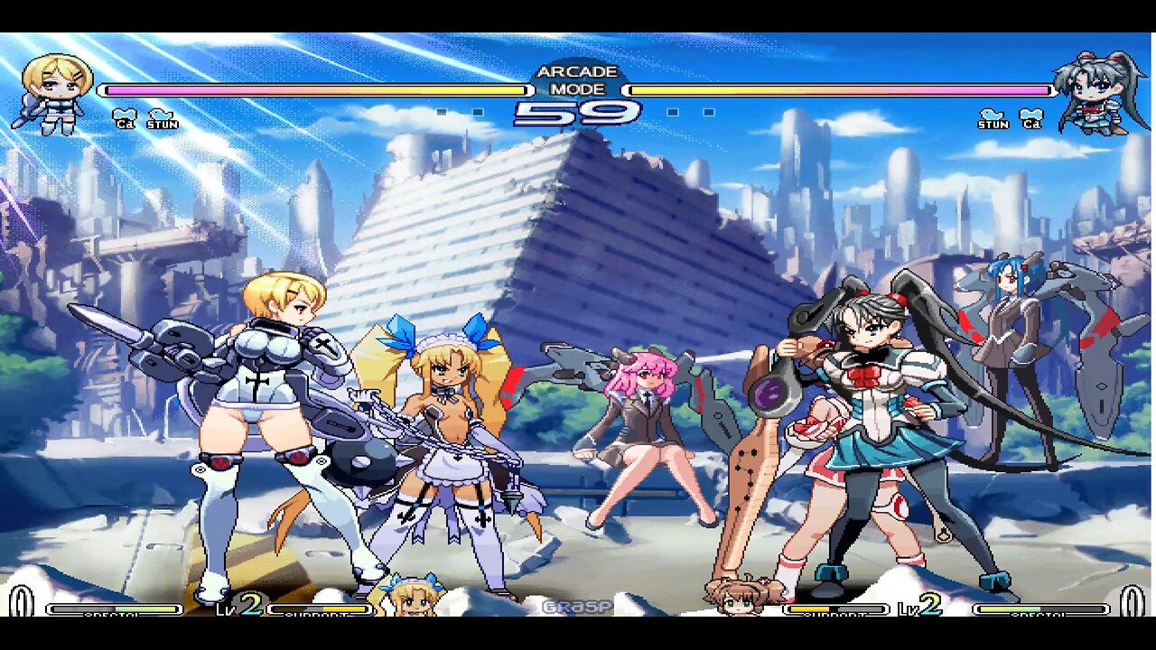 Natalia + Juliet vs Yui + Eko