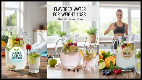 5 Flavored Water Recipes for Weight Loss
