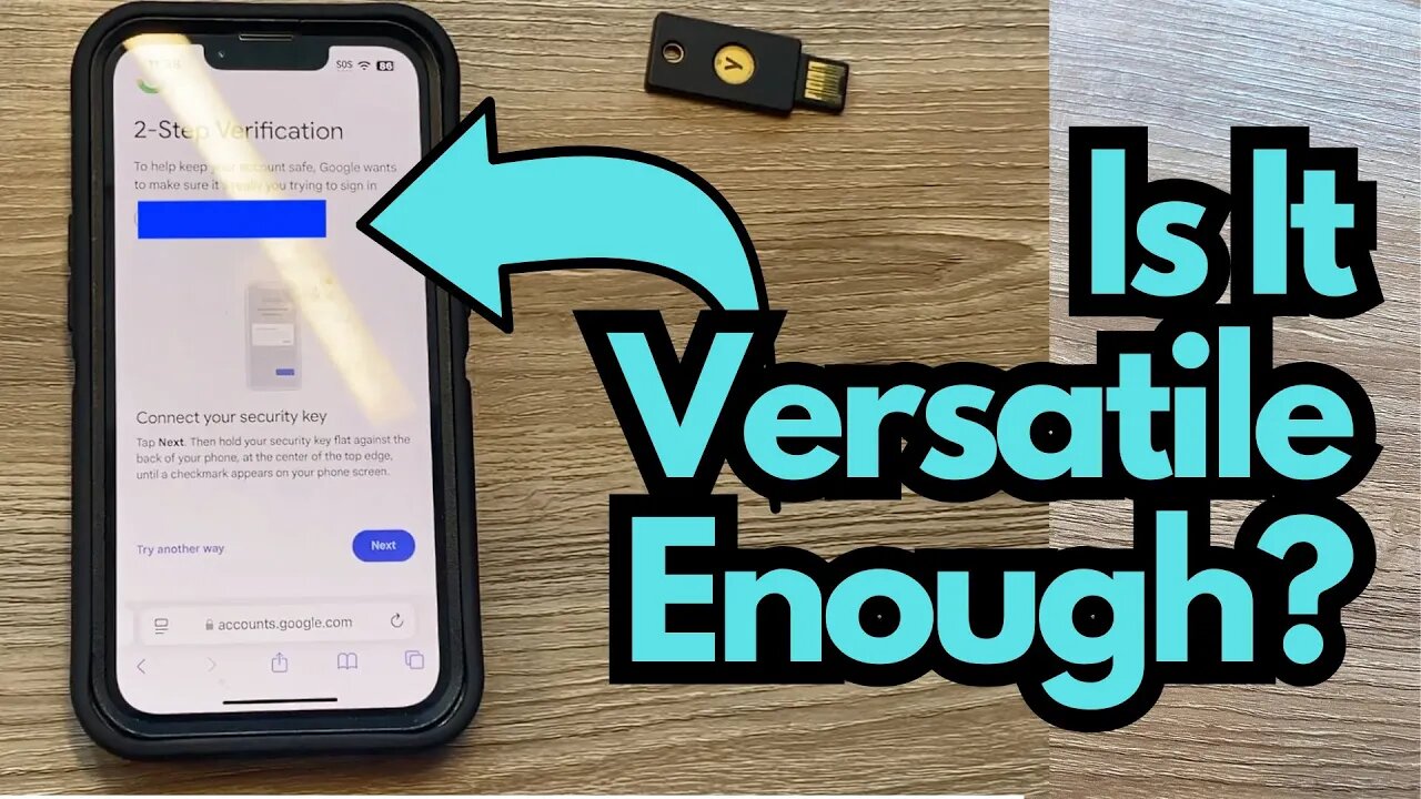 Using the Yubikey with Gmail...