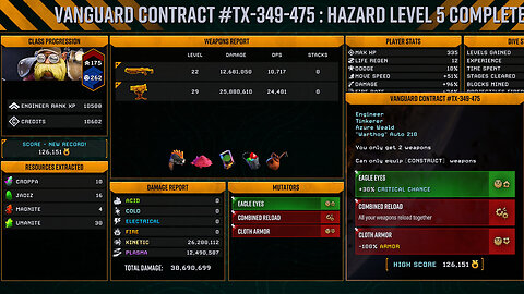 DRG Survivor Daily Vanguard 6/15/25