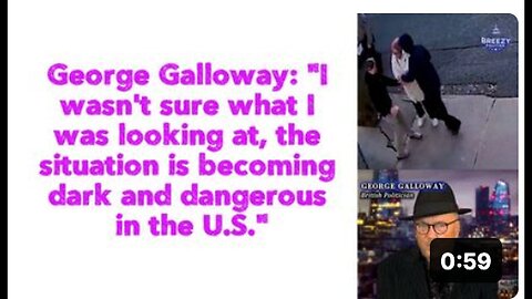 "George Galloway's Revealing Insights on the Escalating Crisis in the U.S."