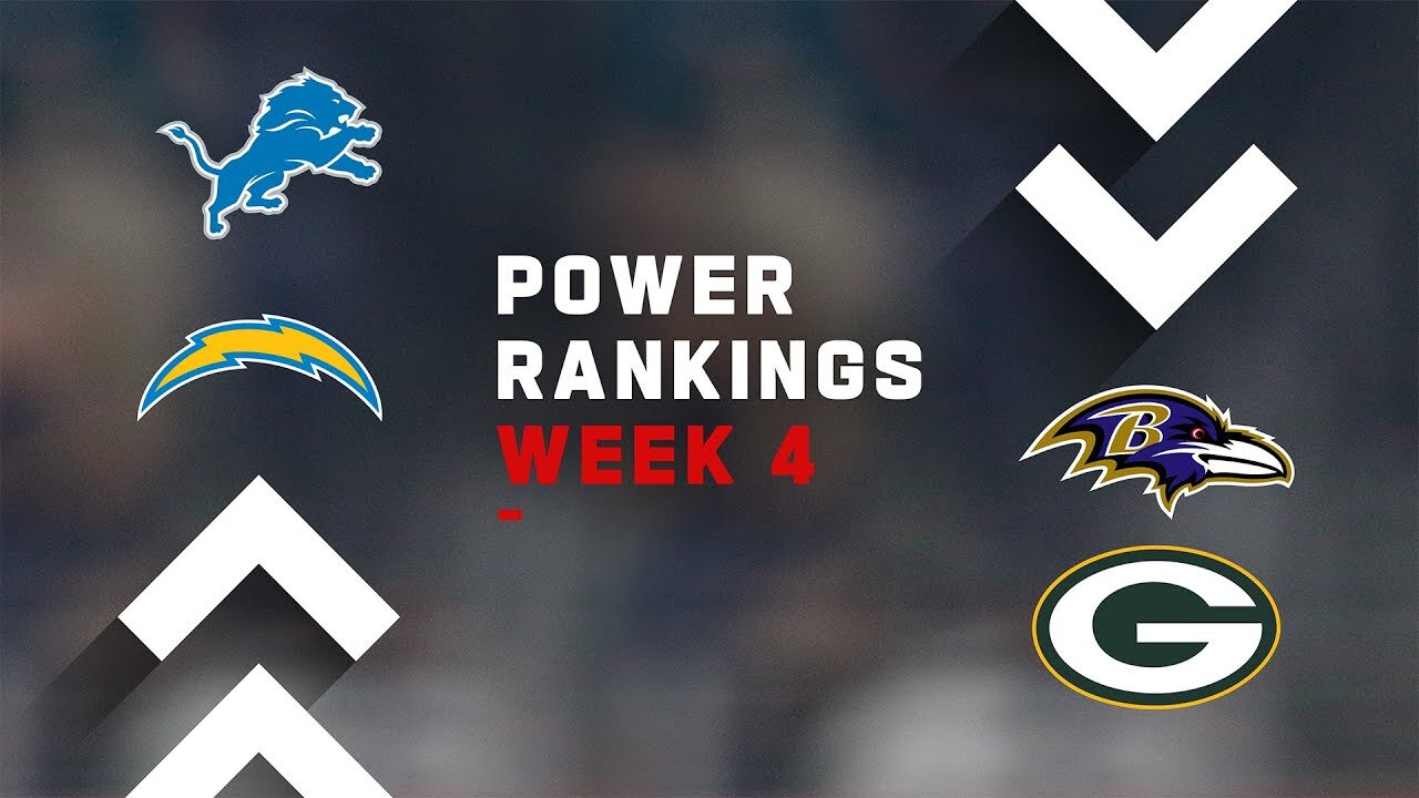 Week 4 NFL Power Rankings: Lions and Chargers vault into top five