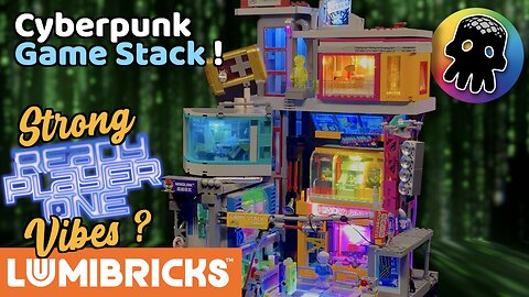 Lumibricks’ Cyberpunk Game Stack (L9095) - Strong Ready Player One Vibes