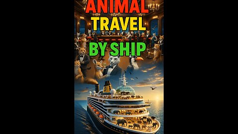 Animal Travel by Ship 🚢 | Ai Viral