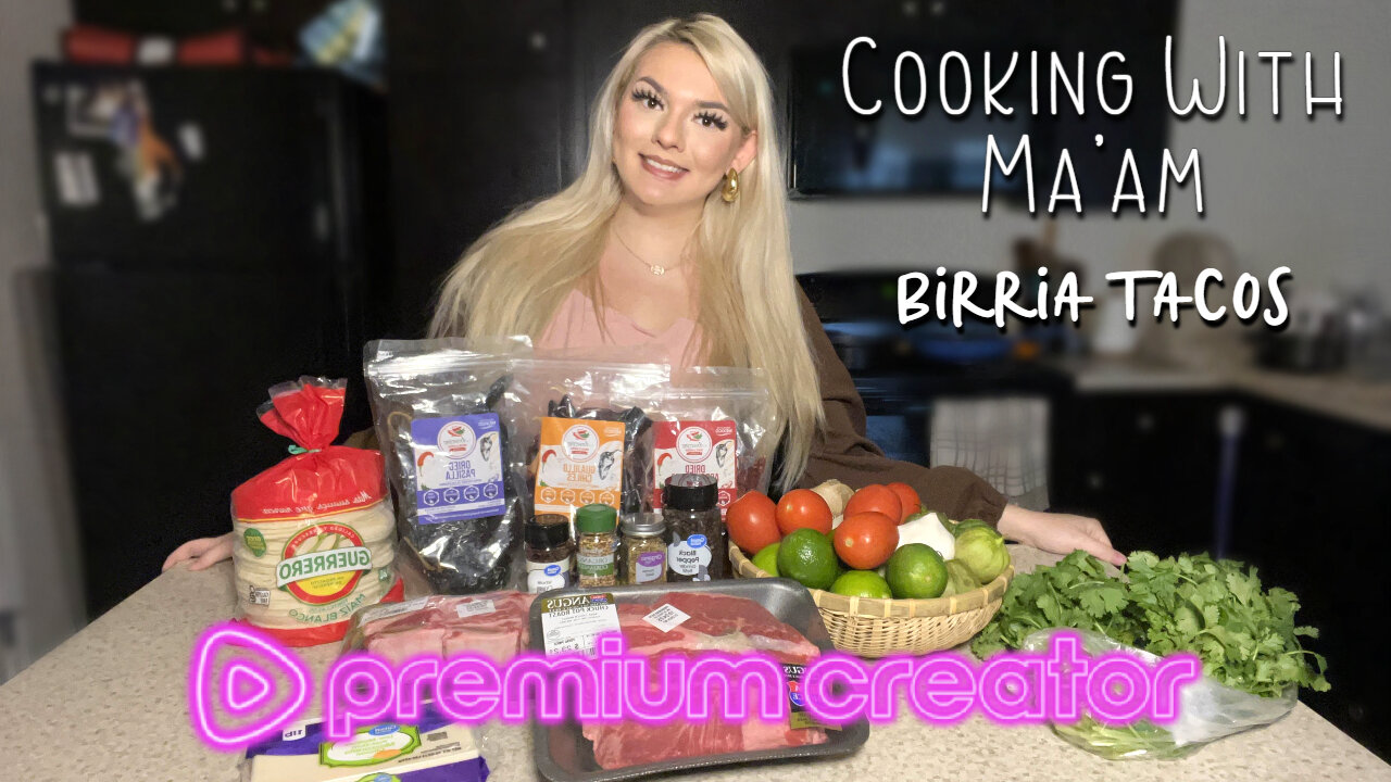 Birria Tacos 💚 ✨ Cooking with Ma'am