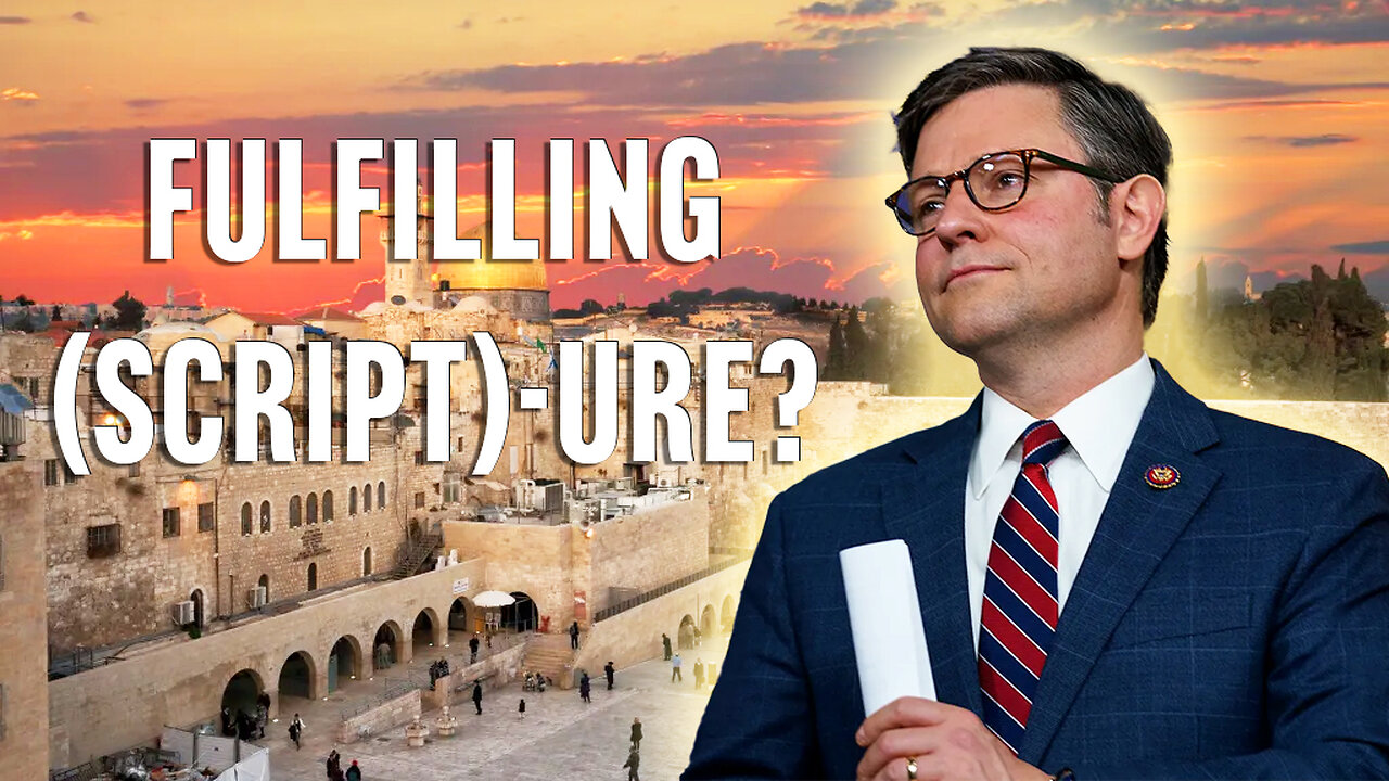 Fulfilling Script-ure? Mike Johnson At The Western Wall: "That's What Scripture Tells Us To Do."