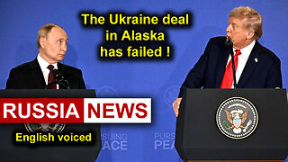 Is this Putin's failure?! The Ukraine deal in Alaska has failed! Russia-USA, Trump