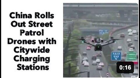 "China Unveils Street Patrol Drones and Citywide Charging Stations: A New Era of Security"