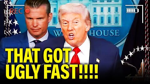 Trump has MELTDOWN at WH Presser on DC TAKEOVER