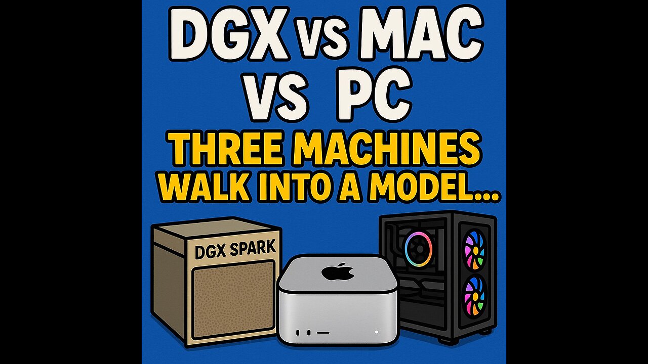 DGX vs Mac vs PC: Three Machines Walk Into a Model… (Episode 147)