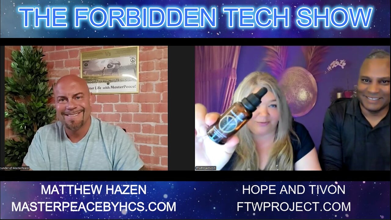 The Forbidden Tech Show: How to Heal From Nanotech with MasterPeace and Orgonite - FTW Project and Human Consciousness Support