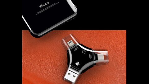 4-In-1 USB Reader And Flash Drive - Connect And Store Everything On A Single Piece