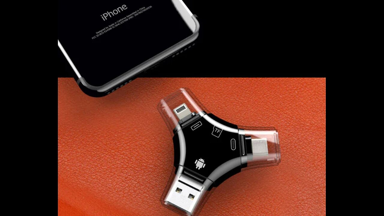 4-In-1 USB Reader And Flash Drive - Connect And Store Everything On A Single Piece