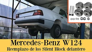 Mercedes-Benz W124 - Reemplazo de los silent block del brazo de suspensión