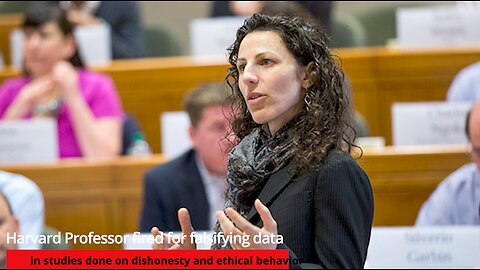 Harvard Professor fired for falsifying data in studies done on dishonesty and ethical behavior