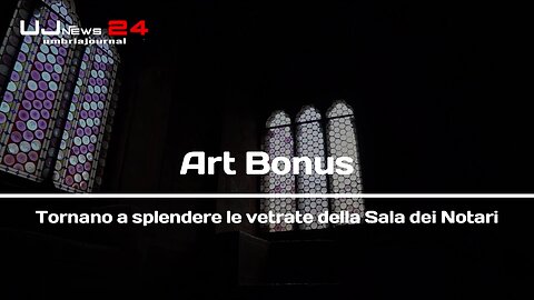 Art Bonus Tornano a splendere le vetrate della Sala dei Notari
