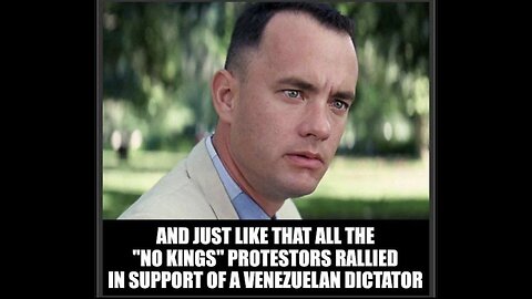 Trump supporter trolls liberal protesters with a sign of his own!