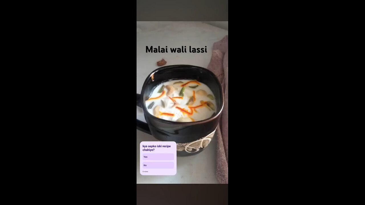 "Homemade Lassi Recipe